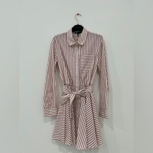 Maje Rayure Rouge Strassee Dress